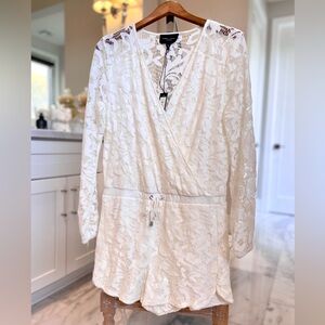 Romeo + Juliet lace ivory romper